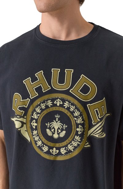 Хлопковая футболка RHUDE, арт. RHPS25TT05012, фото 5