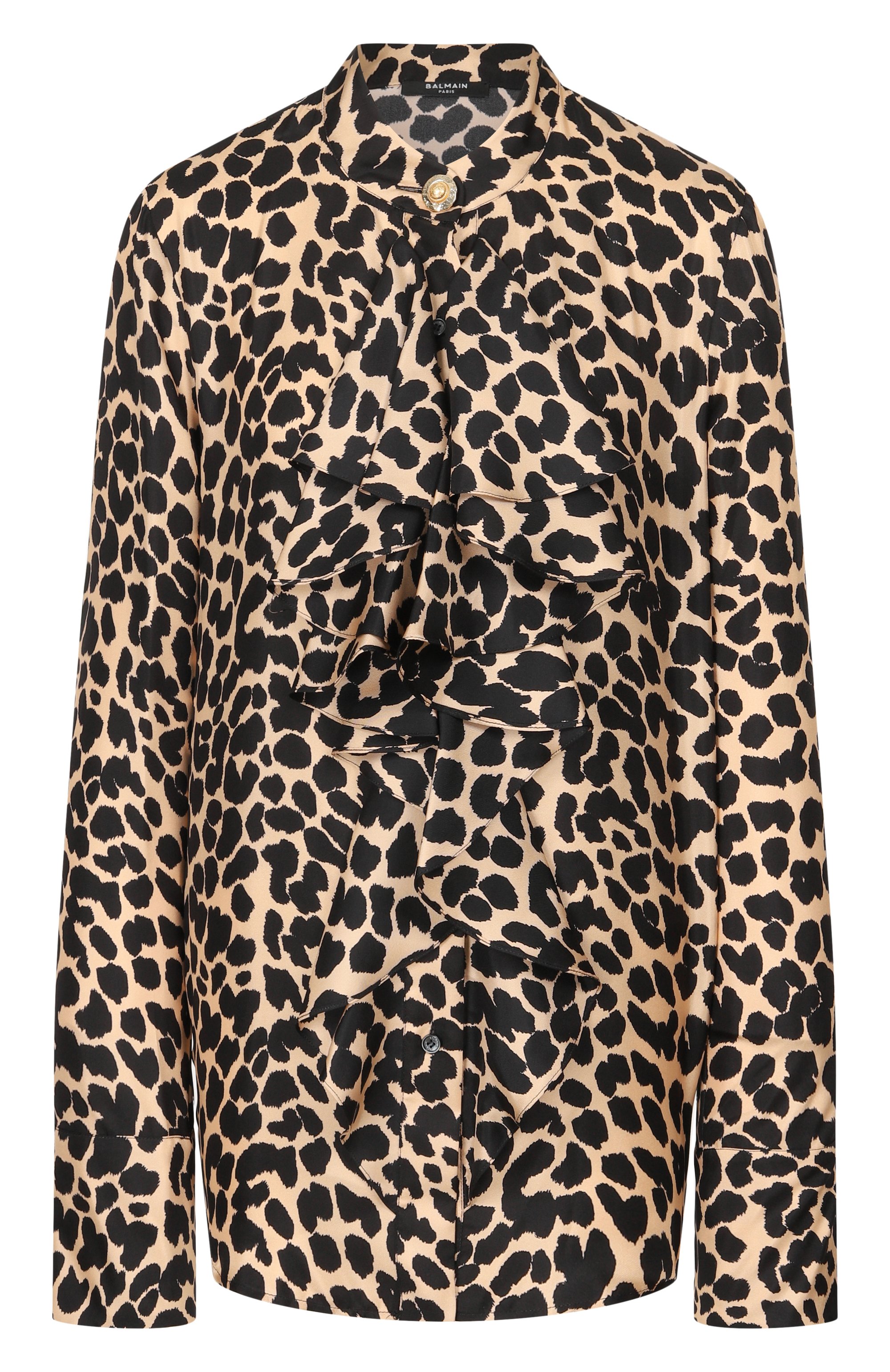 Шелковая блузка BALMAIN, арт. FF1HR150/SF10, фото 1