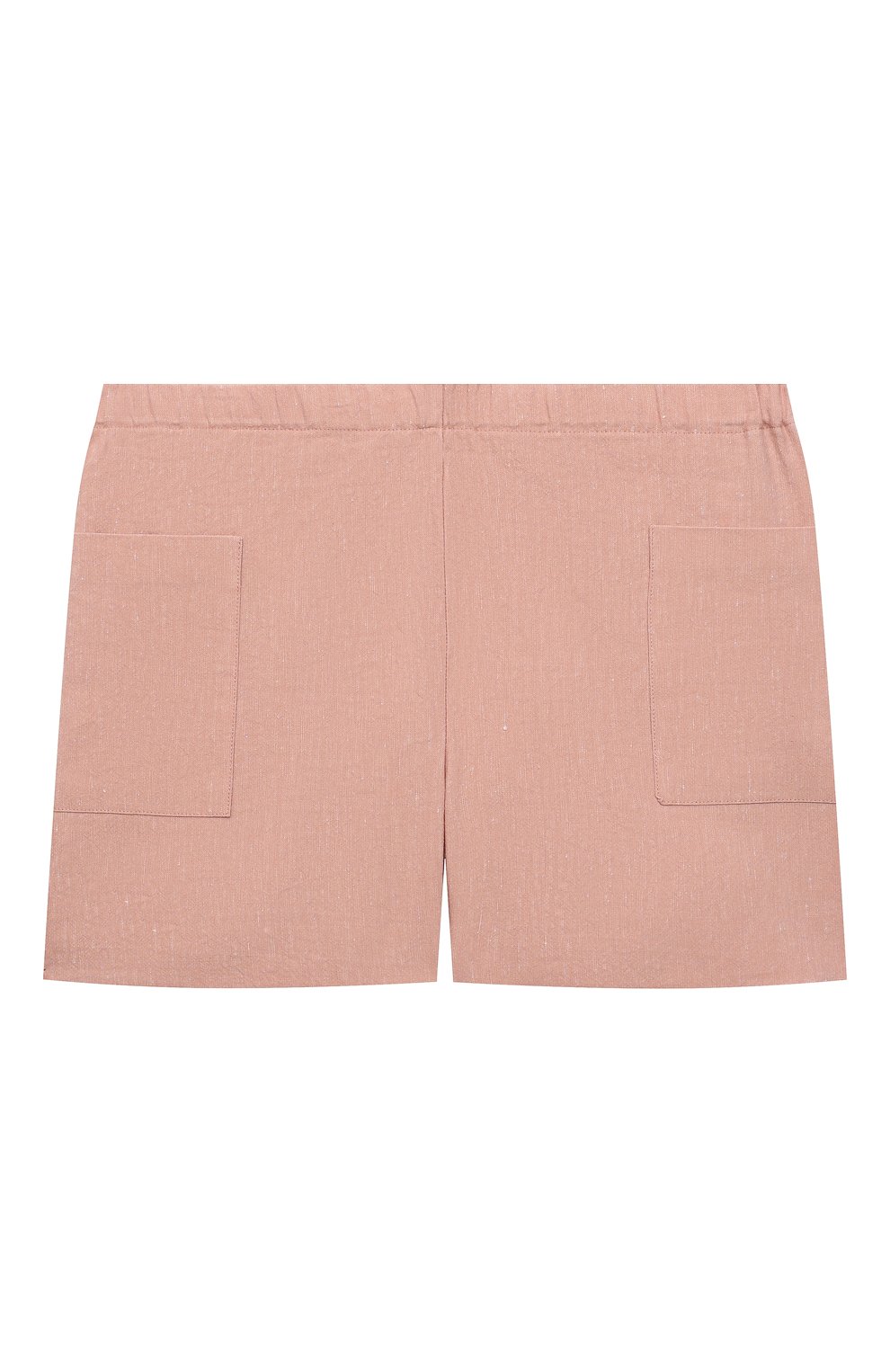 Шорты из хлопка и льна BONPOINT розового цвета по цене 12300 руб., арт. E20JOKER2(024A)_683627, фото 1 Шорты из хлопка и льна BONPOINT, арт. E20JOKER2(024A)_683627, фото 1
