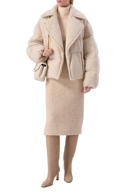 Кашемировый пуховик MVST M25.1MW.0008/TES5003 Кремовый  M25.1MW.0008/TES5003 Фото 2