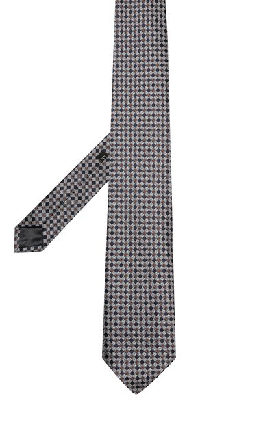 Шелковый галстук с узором ZEGNA, арт. Z9E551XW, фото 2
