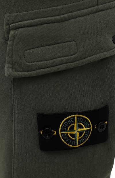 Хлопковые джоггеры STONE ISLAND, арт. 751565220, фото 5