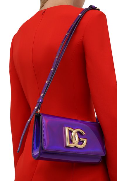 Клатч 3.5 DOLCE & GABBANA фиолетового цвета по цене 133000 руб., арт. BB7082/AQ495, фото 5 Клатч 3.5 DOLCE & GABBANA, арт. BB7082/AQ495, фото 5
