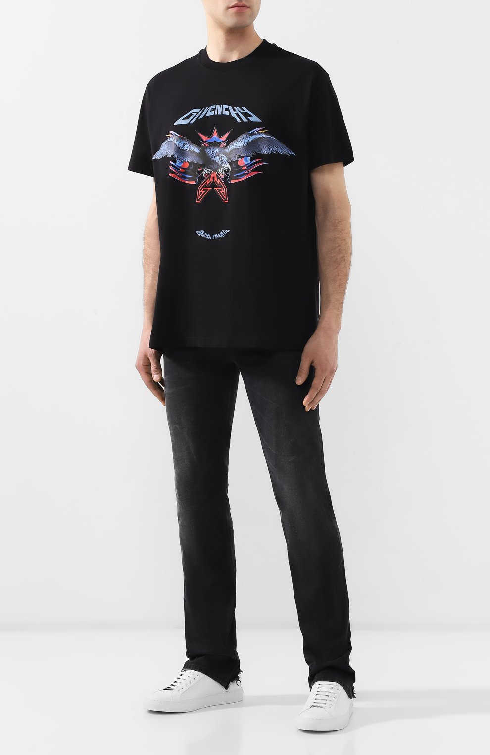 Хлопковая футболка GIVENCHY, арт. BM70PF3002, фото 2