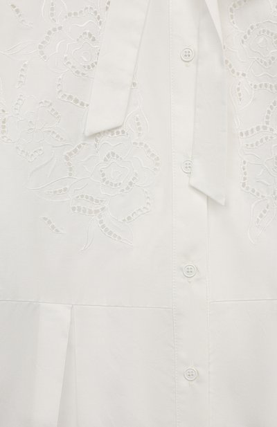 Хлопковое платье ELIE SAAB JUNIOR, арт. EFAB021 TS0724/4A-8A, фото 3