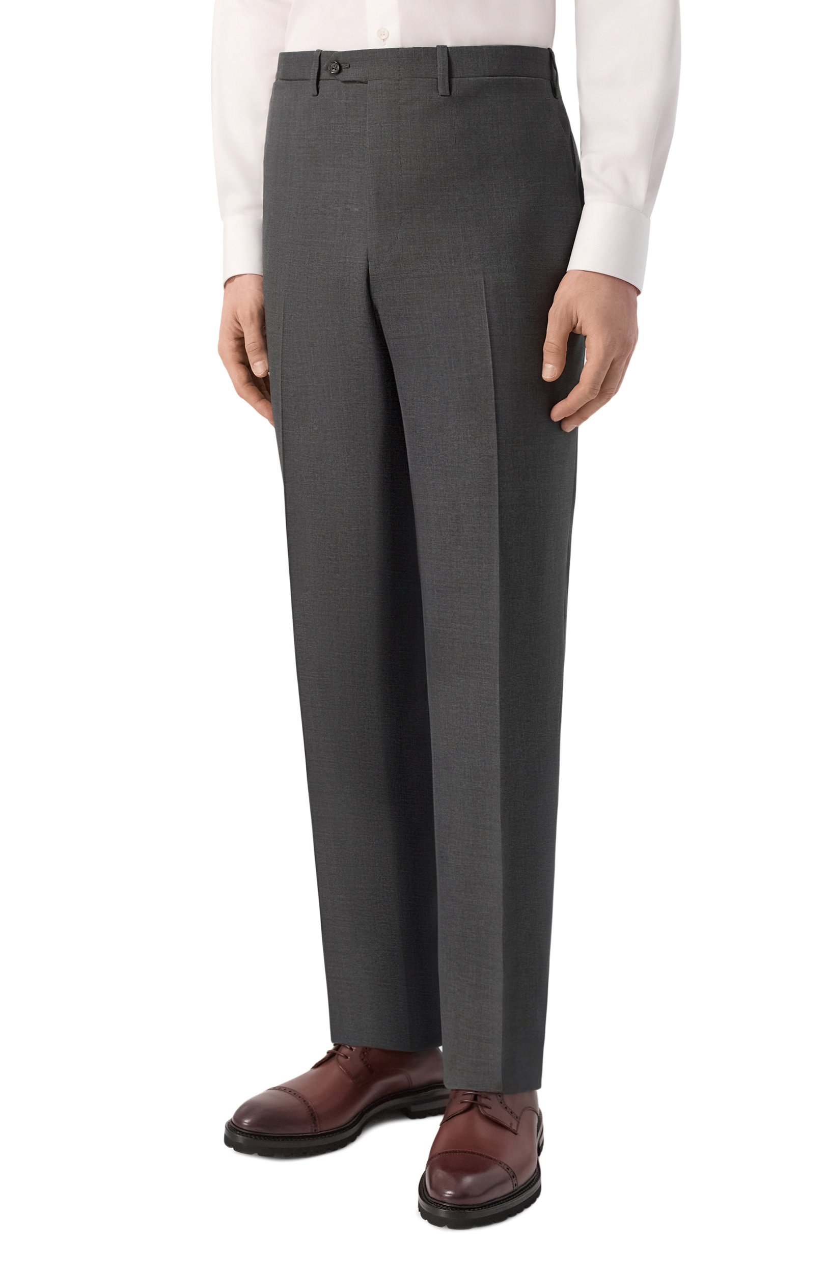 Шерстяной костюм KITON темно-серого цвета по цене 1180000 руб., арт. UA81K09828_002, фото 4 Шерстяной костюм KITON, арт. UA81K09828_002, фото 4