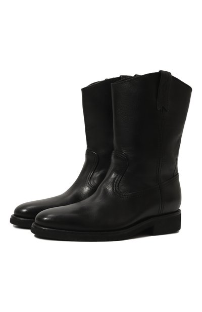 Женские кожаные полусапоги biker GOLDEN GOOSE DELUXE BRAND, арт. GWF00153.F