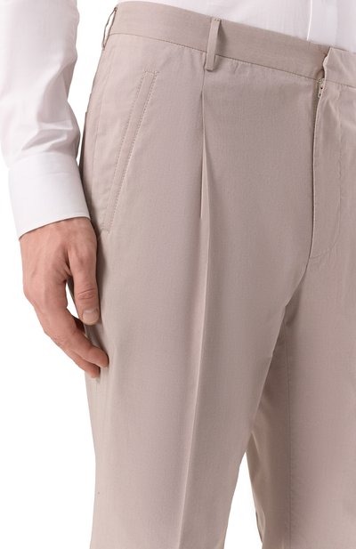 Брюки из хлопка и шелка CORNELIANI, арт. 254545-2514528, фото 5