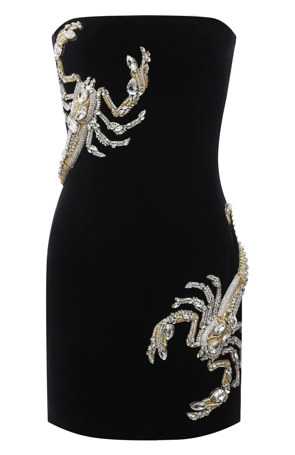 Платье BALMAIN черного цвета по цене 478000 руб., арт. UF06341/P057, фото 1 Платье BALMAIN, арт. UF06341/P057, фото 1