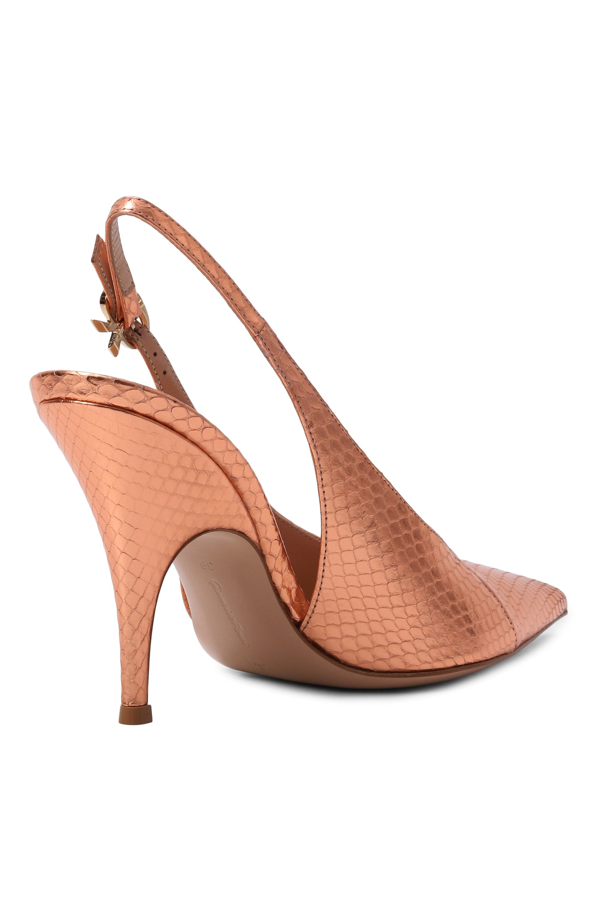 Туфли sofia 95 из кожи змеи GIANVITO ROSSI, арт. G95605.95RIC.AYER0G0, фото 5