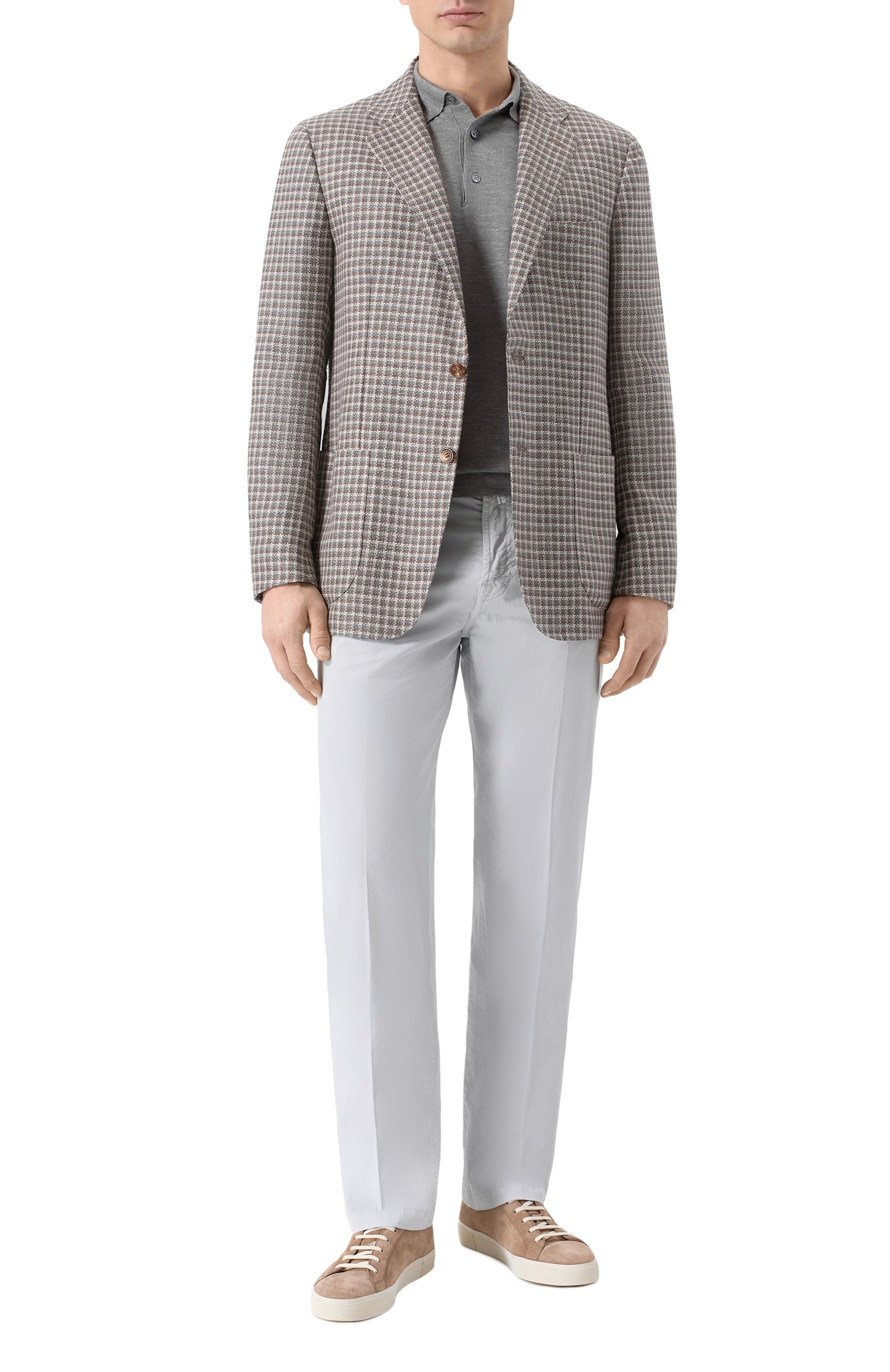 Поло из шелка и кашемира KITON, арт. UMK1279K358, фото 2