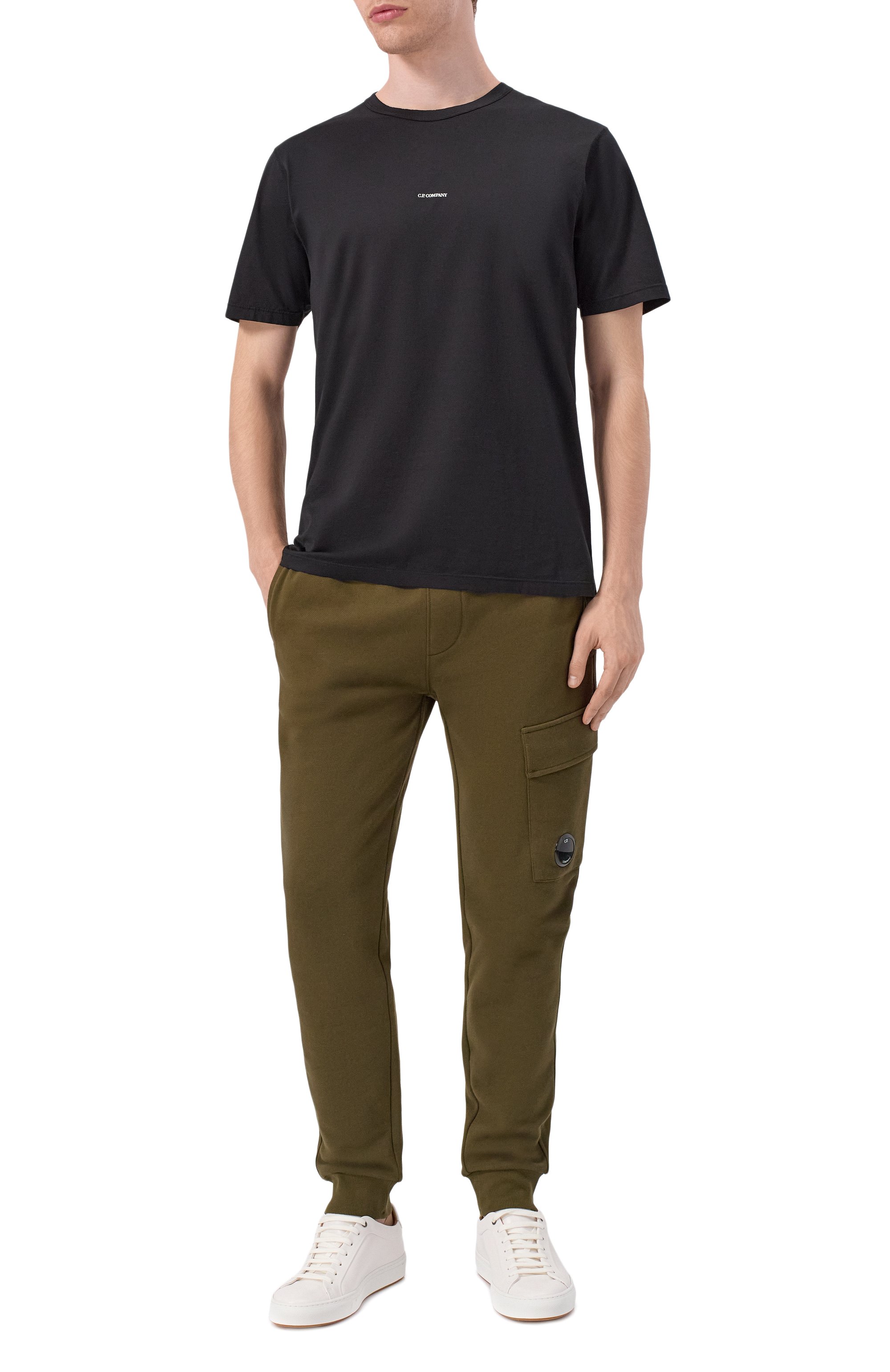 Хлопковая футболка C.P. COMPANY, арт. 19CMTS161A006374G, фото 2