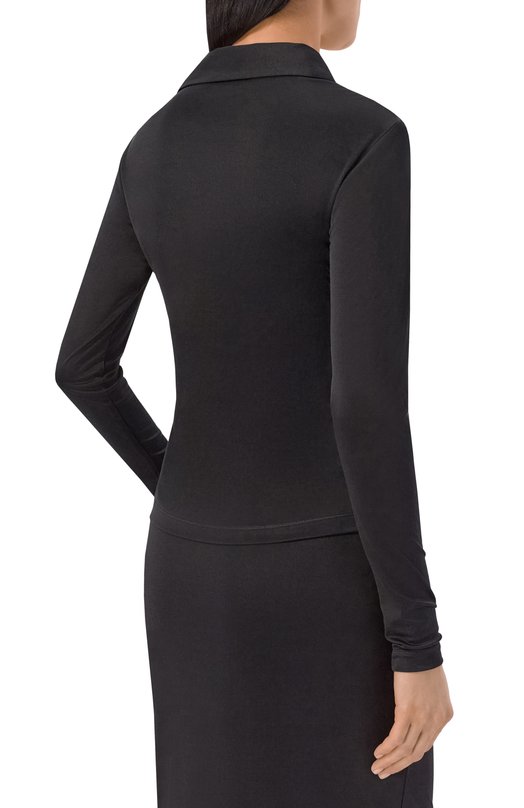 Шелковая блузка Pervert PE26/BL01/60-04 Чёрный  PE26/BL01/60-04 Фото 4