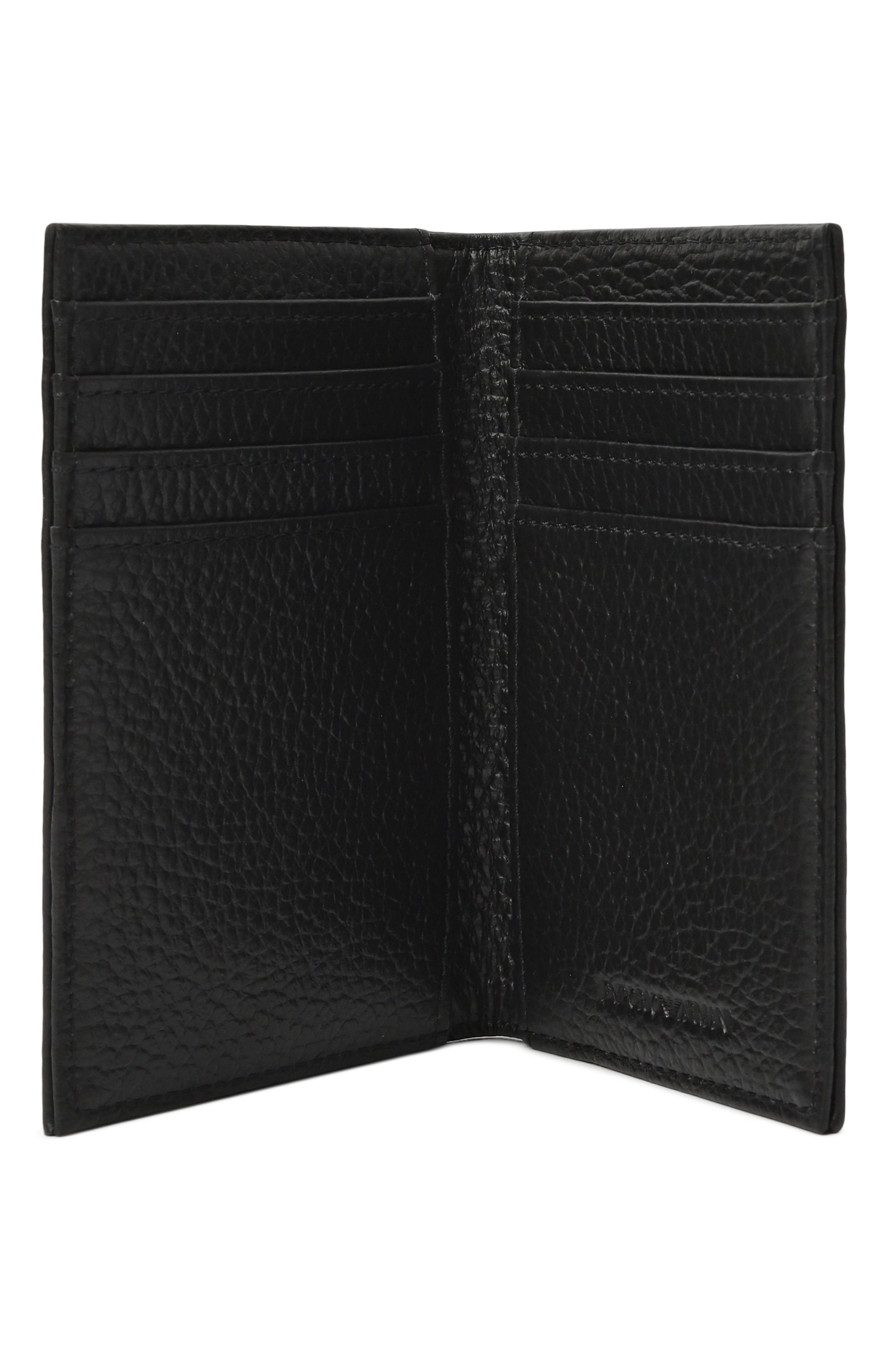 Кожаный футляр для кредитных карт EMPORIO ARMANI черного цвета по цене 21450 руб., арт. EM003592/AF19355, фото 3 Кожаный футляр для кредитных карт EMPORIO ARMANI, арт. EM003592/AF19355, фото 3