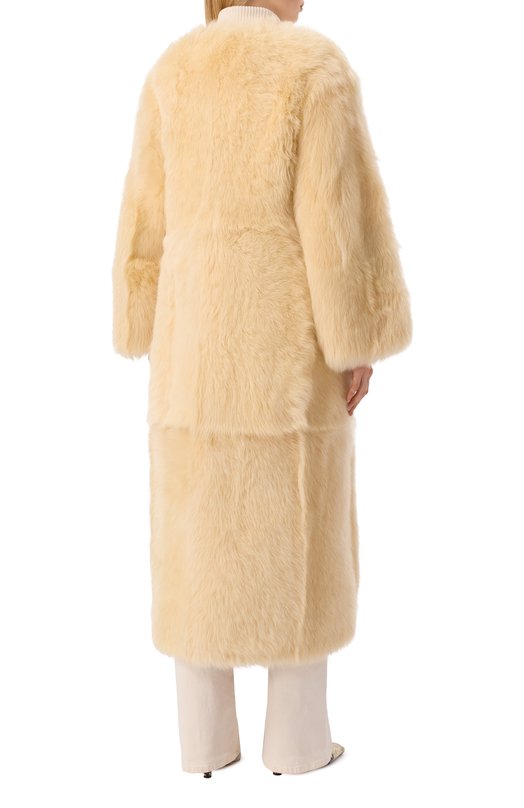 Шуба из овчины Loulou de Saison SIBA Бежевый  SIBA Фото 4