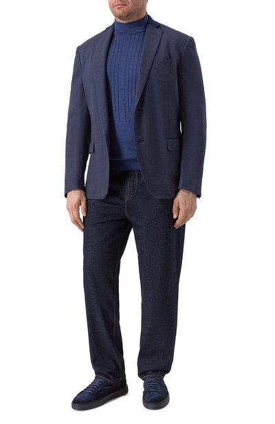 Пиджак из шерсти и шелка ZILLI, арт. MNP-G2W0S-36071/0001, фото 2