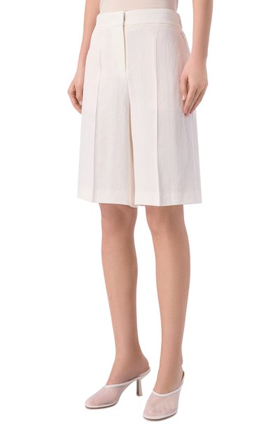 Шорты изо льна и вискозы BOSS, арт. 50557429, фото 3