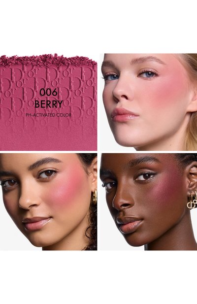 Румяна для лица dior backstage rosy glow, оттенок 006 ягодный (4,5g) DIOR, арт. E000000574, фото 3