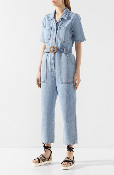 Джинсовый комбинезон NANUSHKA, арт. ARL0_BLUE WASH_RIGID DENIM, фото 3