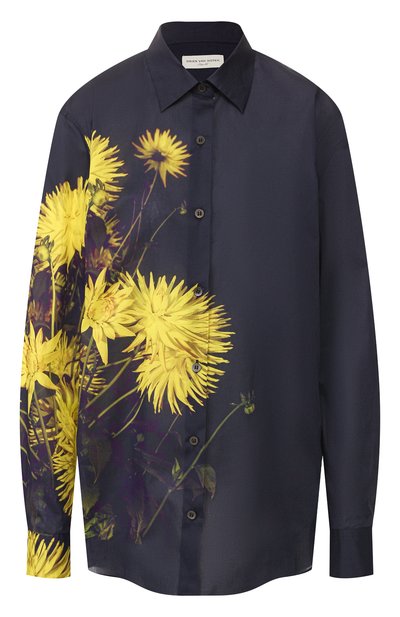 Женская хлопковая рубашка DRIES VAN NOTEN, арт. 192-30742-8417