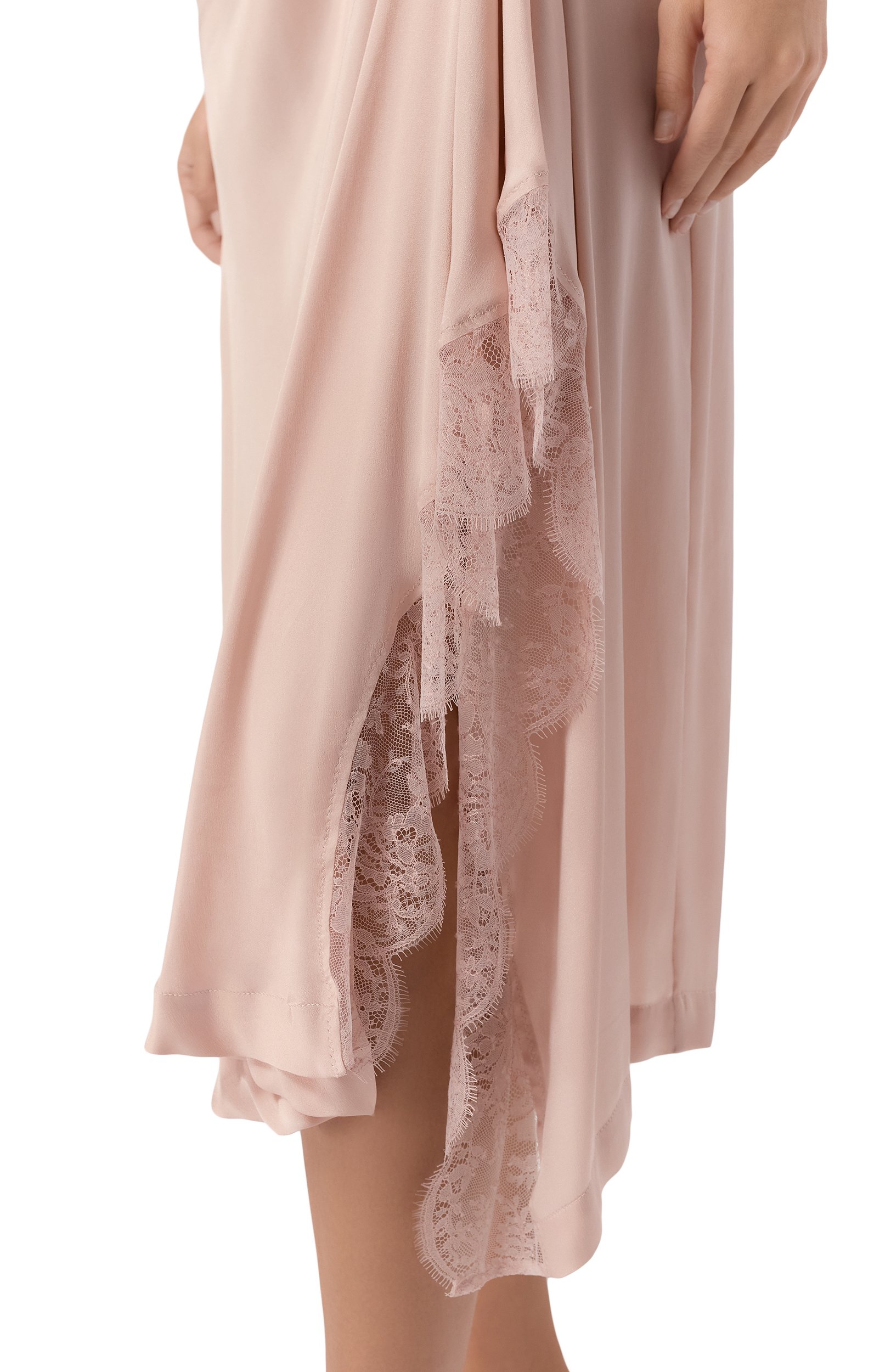 Платье MAISON MARGIELA розового цвета по цене 307500 руб., арт. S51DD0071/M36047, фото 4 Платье MAISON MARGIELA, арт. S51DD0071/M36047, фото 4