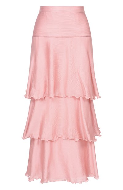 Женская атласная юбка VALENTINO, арт. 8B3RAEN0/A0S