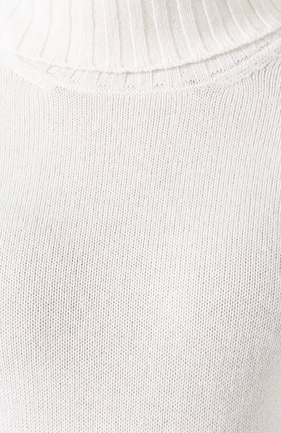 Кашемировая водолазка KITON белого цвета по цене 113500 руб., арт. D48725, фото 5 Кашемировая водолазка KITON, арт. D48725, фото 5