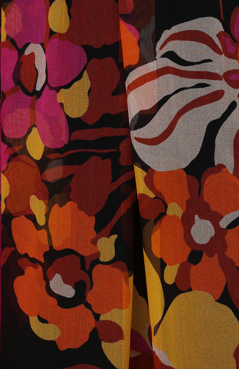 Шелковое платье SAINT LAURENT, арт. 650072/Y6C39, фото 5