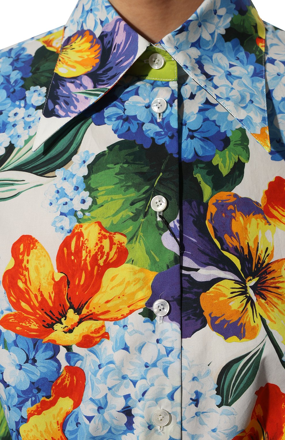 Хлопковая блузка DOLCE & GABBANA, арт. F5P61T/HS5MA, фото 5