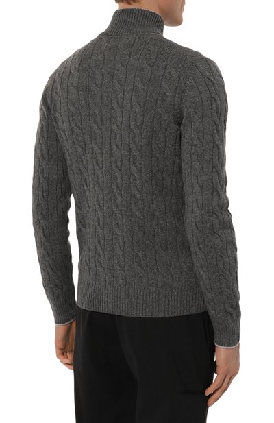 Кардиган из шерсти и кашемира GRAN SASSO темно-серого цвета по цене 62450 руб., арт. 23161/19672, фото 4 Кардиган из шерсти и кашемира GRAN SASSO, арт. 23161/19672, фото 4