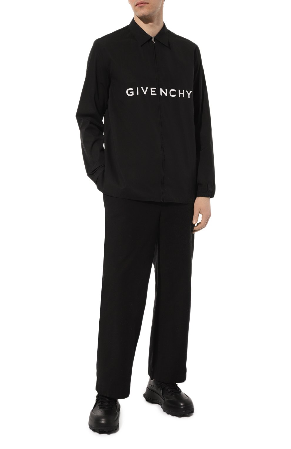 Хлопковая рубашка GIVENCHY, арт. BM60TL1YC8, фото 2