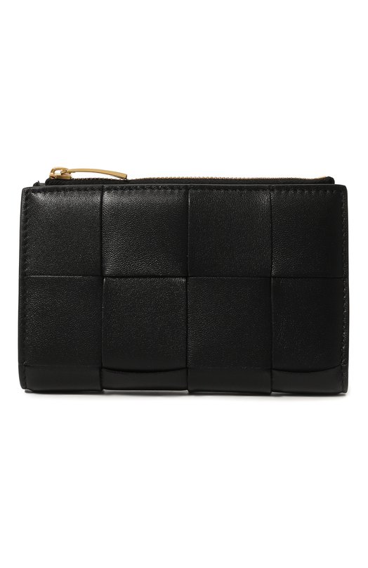 Кожаное портмоне Bottega Veneta 750262/VCQC1 Чёрный 750262/VCQC1