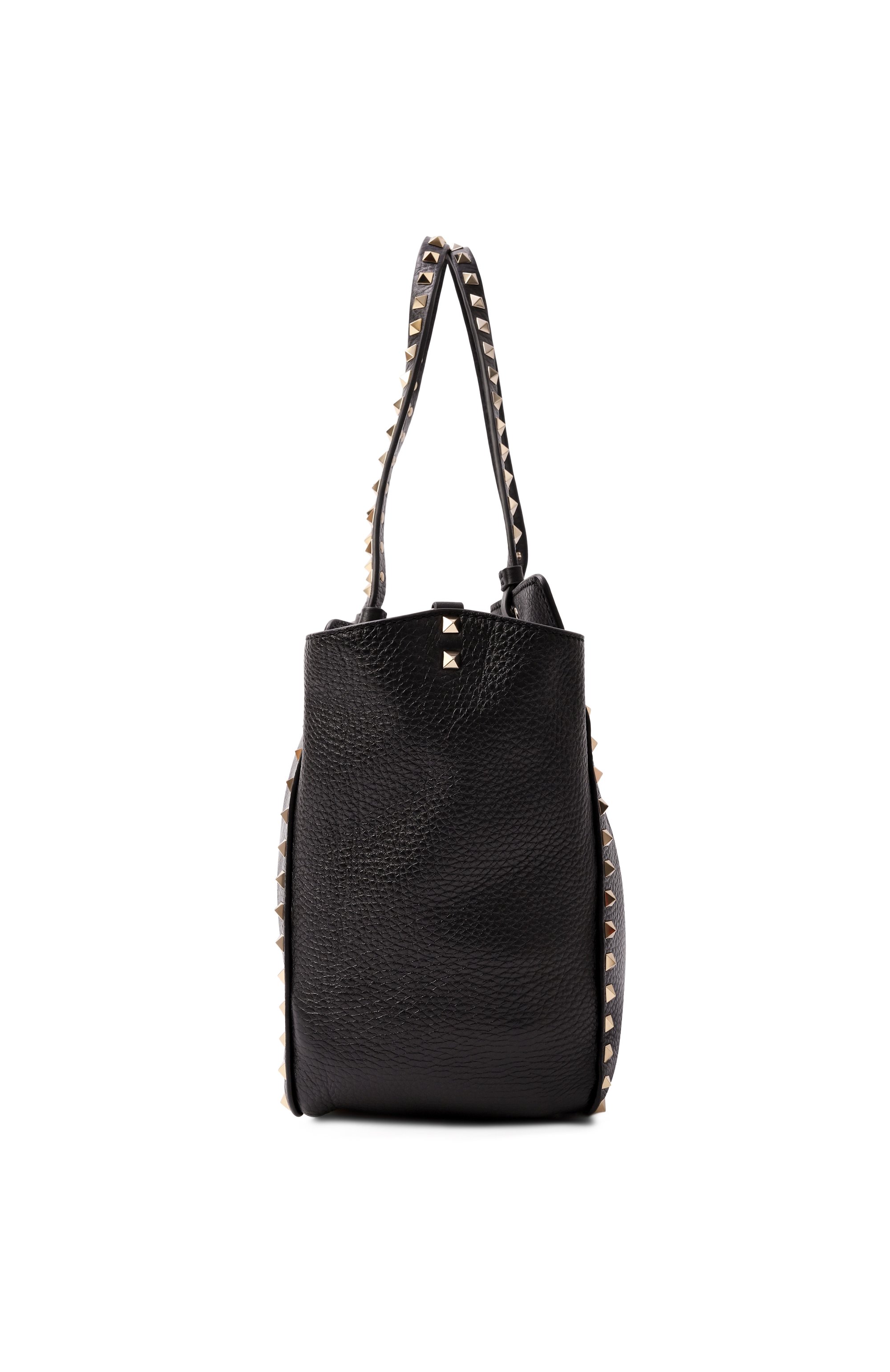 Сумка-тоут rockstud medium VALENTINO черного цвета по цене 314500 руб., арт. 5W2B0970/VSF, фото 4 Сумка-тоут rockstud medium VALENTINO, арт. 5W2B0970/VSF, фото 4