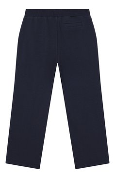 Детские хлопковые брюки GOLDEN GOOSE DELUXE BRAND темно-синего цвета, арт. GKP02226.P001953 | Фото 2 (Нос: Не проставлено; Материал внешний: Хлопок; Случай: Повседневный; Мальчики Кросс-КТ: Брюки-спорт; Ростовка одежда: 4 года | 104 см, 6 лет | 116 см, 8 лет | 128 см, 10 - 11 лет | 140 - 146см, 12 лет | 152 см)