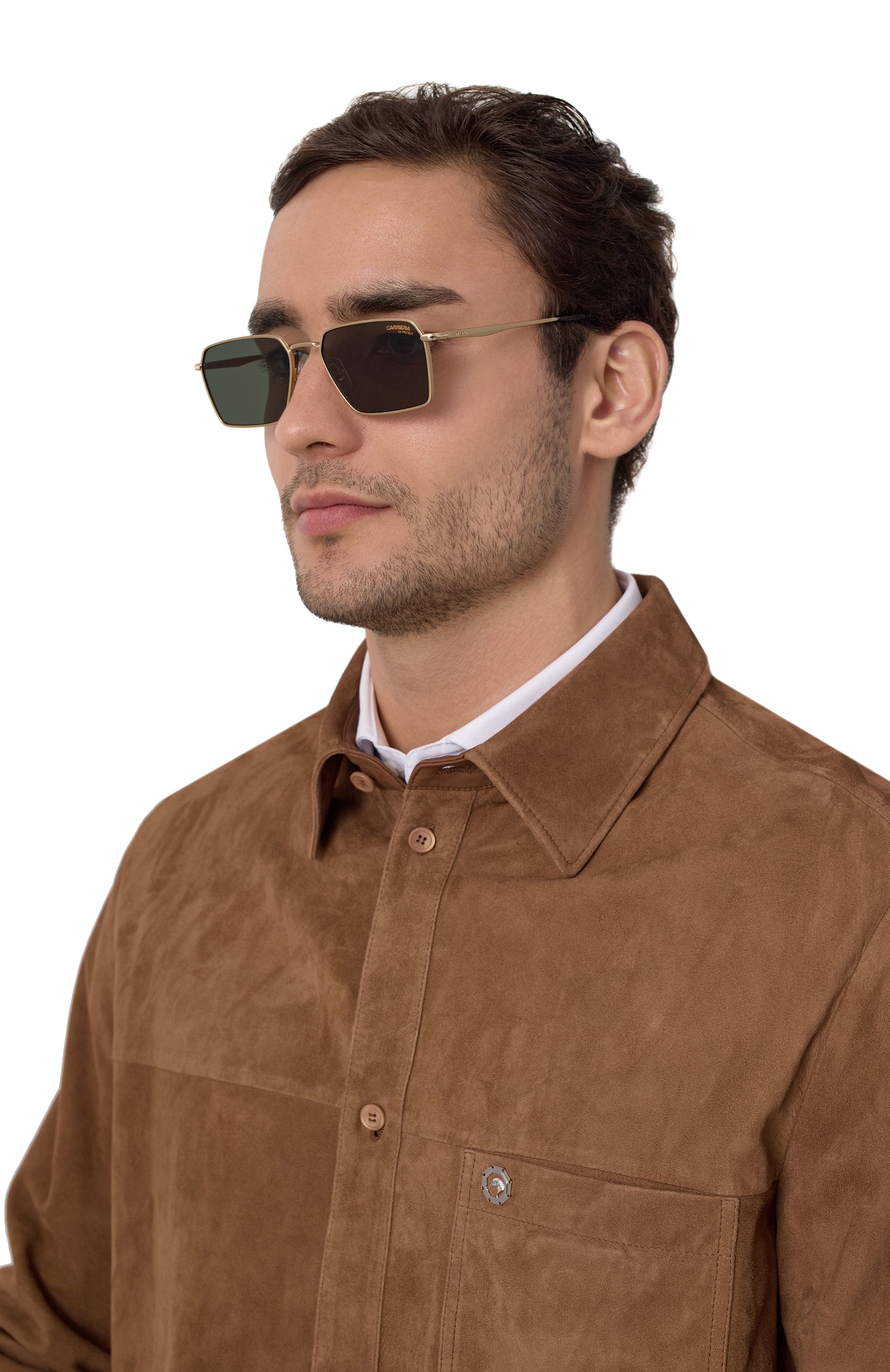 Солнцезащитные очки CARRERA зеленого цвета по цене 18300 руб., арт. CARRERA 356 8S0, фото 2 Солнцезащитные очки CARRERA, арт. CARRERA 356 8S0, фото 2