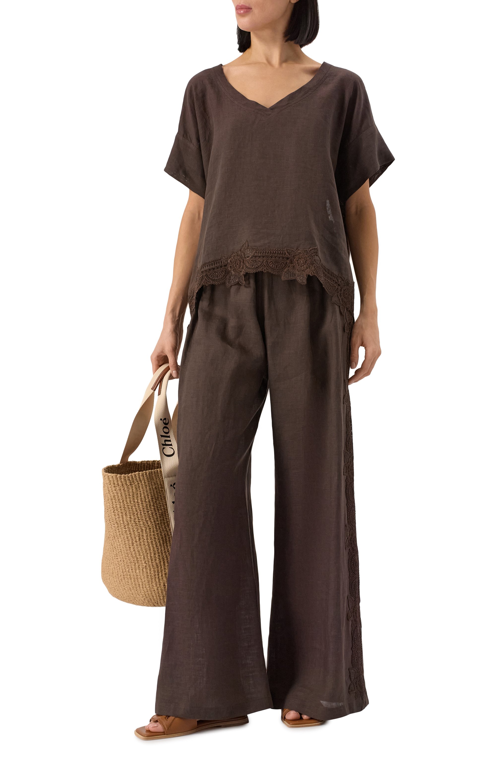 Топ изо льна и вискозы MAURIZIO, арт. W08040679, фото 2