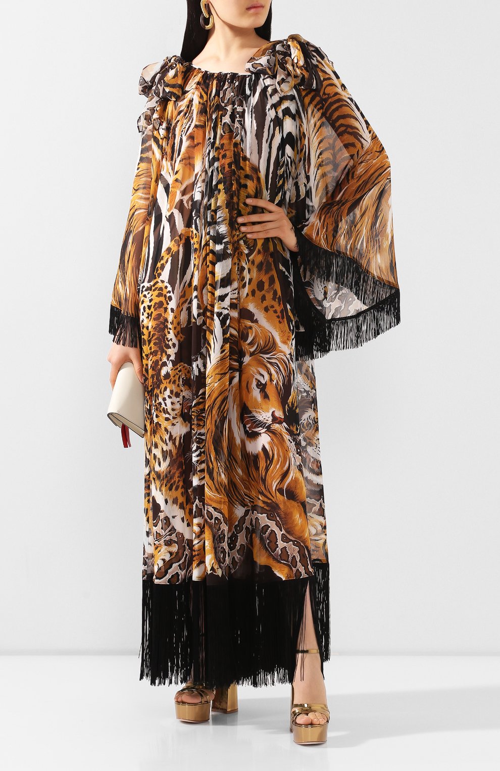 Шелковое платье DOLCE & GABBANA, арт. F6I1LT/FI1T8, фото 2