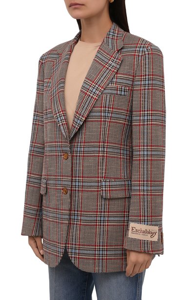 Жакет из шерсти и хлопка GUCCI, арт. 652010/ZAGL2, фото 3