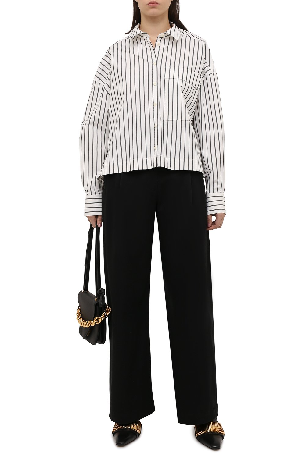 Хлопковые брюки PROENZA SCHOULER WHITE LABEL, арт. WL2136097-AC115, фото 2