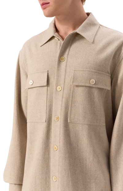 Шерстяная куртка-рубашка JIL SANDER, арт. J47DL0131/J40182, фото 5