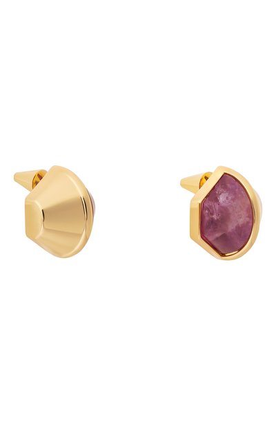 Серьги EDDIE BORGO сиреневого цвета по цене 29950 руб., арт. ER930602AME, фото 3 Серьги EDDIE BORGO, арт. ER930602AME, фото 3