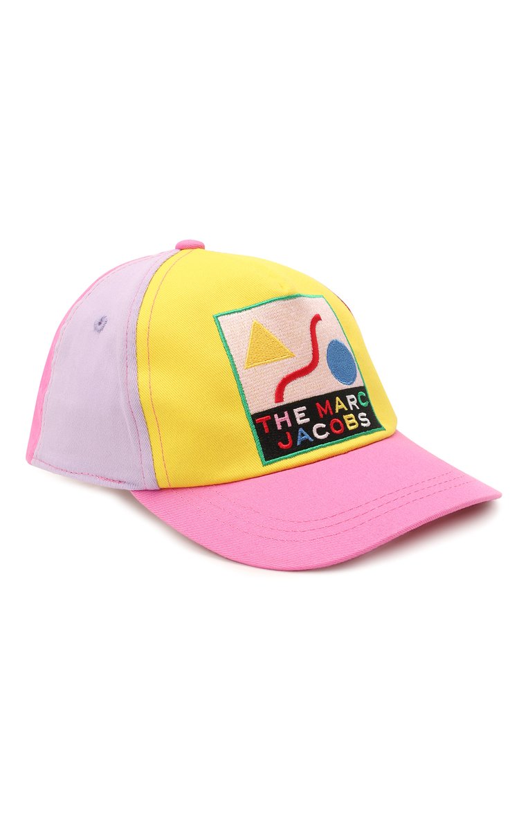 Детская хлопковая бейсболка MARC JACOBS (THE) разноцветного цвета, арт. W11052 | Фото 1 (Материал: Хлопок, Текстиль; Региональные ограничения белый список (Axapta Mercury): RU; Нос: Не проставлено)