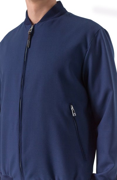 Шерстяной бомбер WINDSOR темно-синего цвета по цене 86200 руб., арт. 13 CARPIN0 10016311/30045111, фото 5 Шерстяной бомбер WINDSOR, арт. 13 CARPIN0 10016311/30045111, фото 5