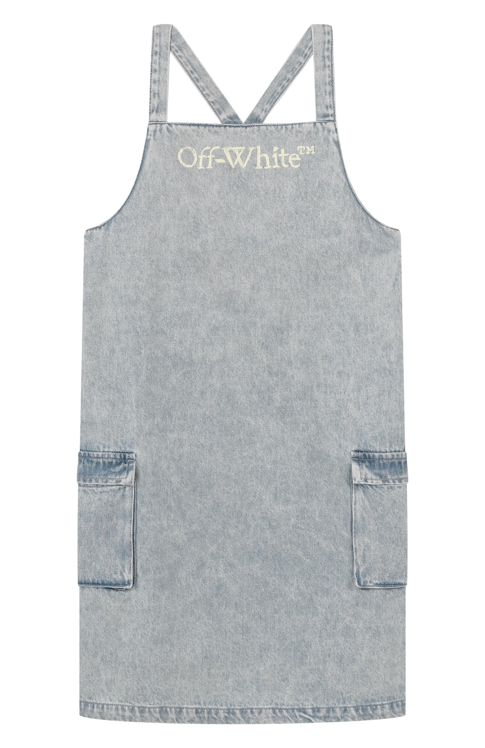 Джинсовый сарафан OFF-WHITE, арт. 0GYM007S26DEN001_001, фото 1