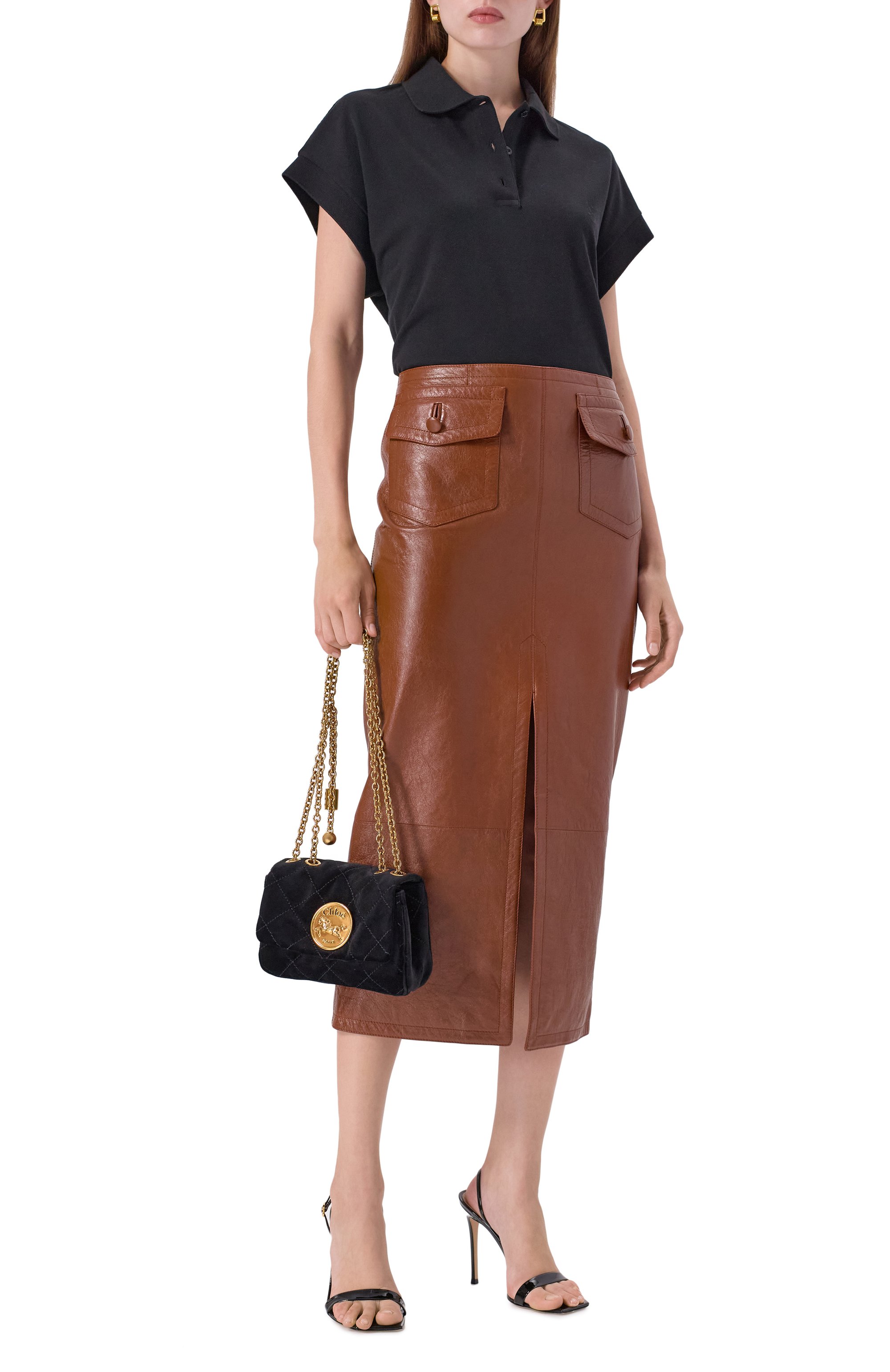 Сумка chloé heritage small CHLOÉ, арт. CH25AS585P90, фото 7