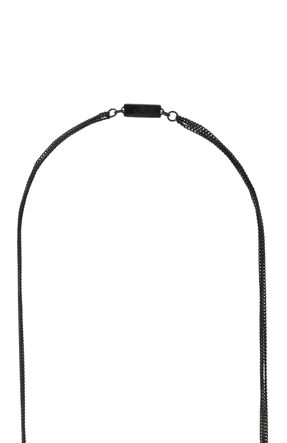 Цепочка для очков CAROLINE ABRAM черного цвета по цене 4200 руб., арт. CHAINETTE TRI0 METALL TRIPLE BLACK, фото 5 Цепочка для очков CAROLINE ABRAM, арт. CHAINETTE TRI0 METALL TRIPLE BLACK, фото 5