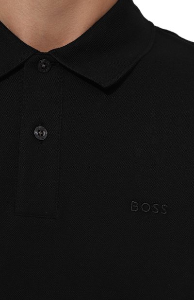 Хлопковое поло BOSS, арт. 50468362, фото 5