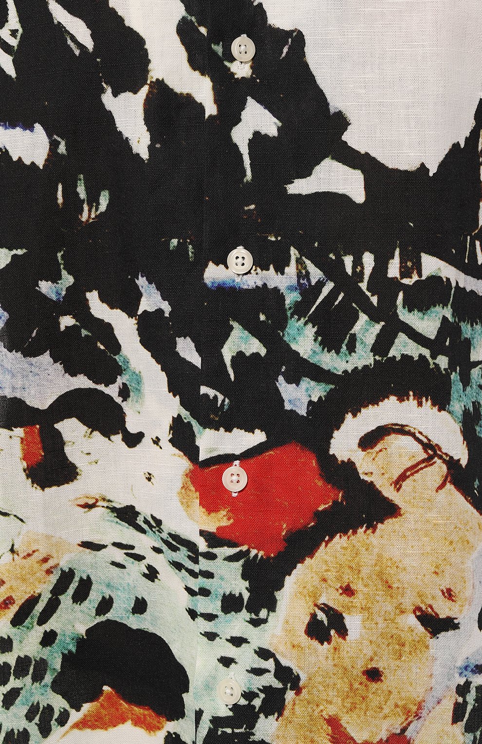 Рубашка изо льна и хлопка CARNE BOLLENTE, арт. SS24SSS0101, фото 5