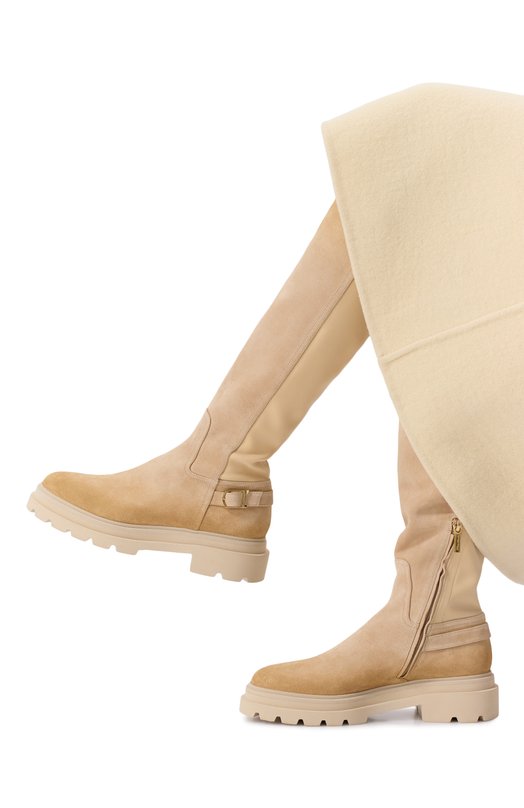 Комбинированные сапоги Santoni WSEG71065G0MTHI0 Бежевый  WSEG71065G0MTHI0 Фото 2