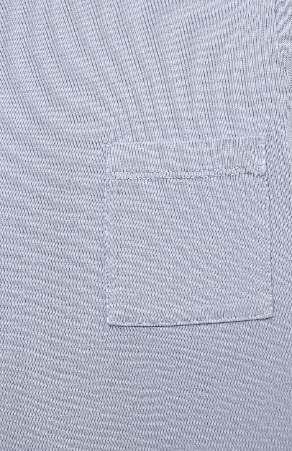 Хлопковая футболка DAL LAGO голубого цвета по цене 6970 руб., арт. W507/8803/13-16, фото 3 Хлопковая футболка DAL LAGO, арт. W507/8803/13-16, фото 3